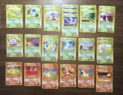 Huge Collection Organized Bulk Lot - 141 Pokemon Cards Japanese GYM Series NM-LP - Image 4