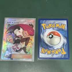 Pokemon TCG Trainer Supporter Holo Card Lot - Jessie & James, Team Yell Grunt - Image 2