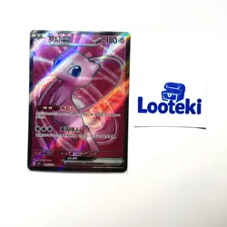 Pokemon Card TCG S Chinese 151C Mew EX 185/151 SR Full Art Holo - US Seller - Image 3
