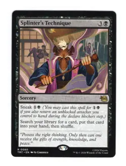 Splinter's Technique | Regular | NM | MTG | 0080 | Rare | TMT - Image 1