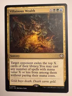 Villainous Wealth - Thunder Junction Commander OTC - Rare - MTG Magic - Image 1