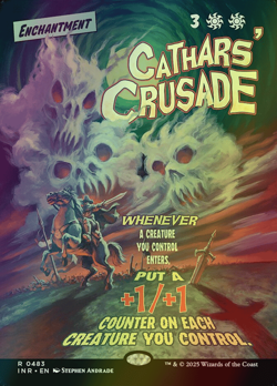 MTG Cathars' Crusade Showcase Borderless Foil ** Innistrad Remastered ** English - Image 1