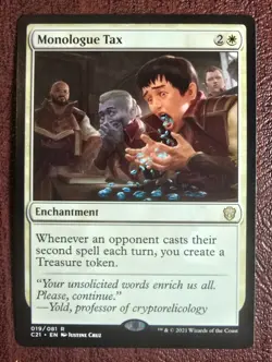 Monologue Tax - MtG Commander 2021 - R019 NM 2021 - Image 2