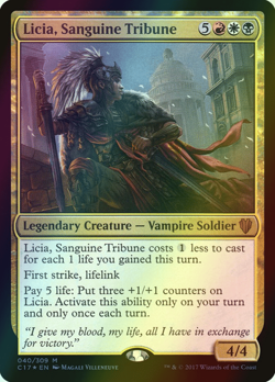 MTG Licia, Sanguine Tribune Foil ** Commander 2017 ** English - Image 1
