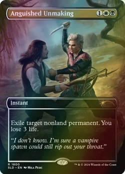 MTG Anguished Unmaking Borderless Full Art Foil ** Secret Lair Drop ** English - Image 1