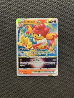Pokemon TCG Simisear Vstar 023/159! NM Condition! See Description! - Image 1