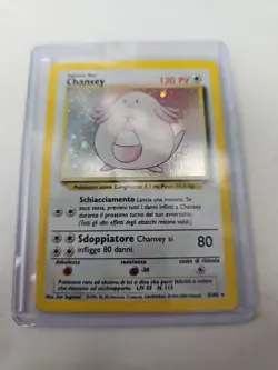 2000 Pokemon Chansey Holo 3/102 Base Set Italian WOTC Vintage Rare MP - Image 1