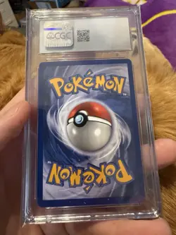 Pokemon TCG Hitmonchan Base Set Holo Unlimited Rare Card 7/102 CGC 8.5 - Image 2