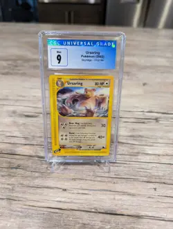 Pokemon Skyridge Set Regular Finish Ursaring eReader 110/144 - CGC 9 - Image 2