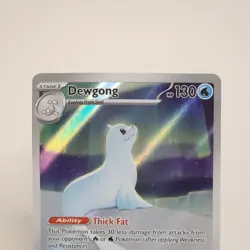 2025 Pokemon Dewgong 97/094 Pokemon Phantasmal Flames Full Art IR Mega Evolution - Image 3