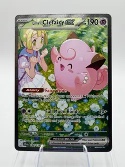 Lillie's Clefairy ex SIR 184/159 Pokemon Journey Together NM - Image 1