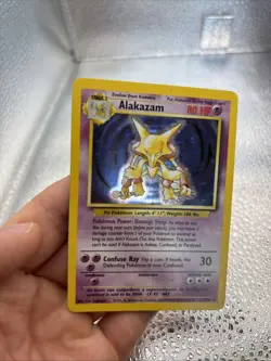 Pokemon English TCG Alakazam Base Set 1/102 Holo 1999-2000 Wizards OTC - Image 4
