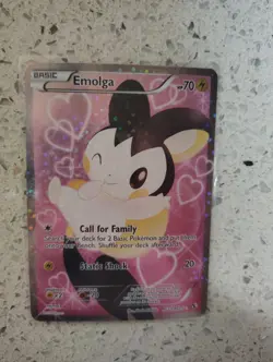 Pokemon Emolga RC23/RC25 Legendary Treasures Full Art Basic Holo 70 HP - Image 1