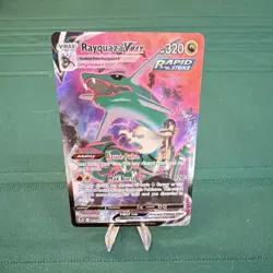 Pokemon Rayquaza VMAX Ultra Rare Holo TG20/TG30 Silver Tempest Trainer Gallery - Image 1
