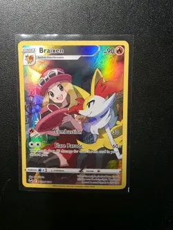 Braixen TG01/TG30 Pokemon SWSH12: Silver Tempest Trainer Gallery Holo Ultra Rare - Image 1