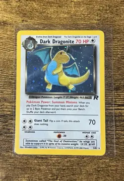 Pokemon Dark Dragonite 5/82 Team Rocket Holo Rare Unlimited - Image 1