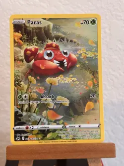 Pokemon Paras GG32/GG70 Holo Crown Zenith Galarian Gallery Pokemon NM - Image 1
