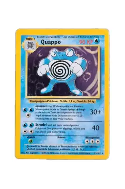1999 POKEMON GERMAN 13/102 QUAPPO-HOLO DEUTSCH - Image 1