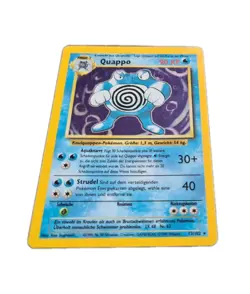 1999 POKEMON GERMAN 13/102 QUAPPO-HOLO DEUTSCH - Image 5