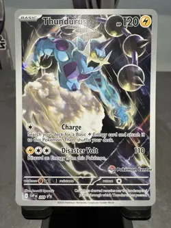 Thundurus SVP 209 Promo Pokemon Center Stamped Near Mint - Image 1