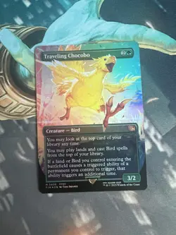 Traveling Chocobo (Borderless) -Foil Near Mint MTG - Image 1