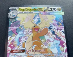 Pokemon Ascended Heroes MEGA DRAGONITE EX 290/217 Special Illustration Rare MINT - Image 2