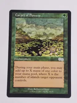 MTG Carpet of Flowers (Urza's Saga/Green/U) - BGM - Image 1