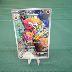 Pokemon Crocalor Illustration Rare Holo 202/193 SV02 Paldea Evolved - Image 1