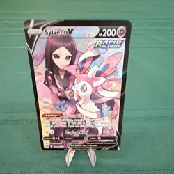 Pokemon Sylveon V Rapid Strike Ultra Rare Holo TG14/TG30 Brilliant Stars - Image 1