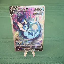 Pokemon Vaporeon V Rapid Strike Promo Holo SWSH181 SWSH Sword & Shield - Image 1