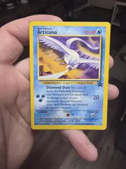 Articuno 22 Promo Wizards Black Star Promos Pokemon MP-HP. - Image 1