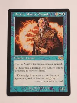 MTG Barrin, Master Wizard (Urza's Saga/Blue/R) - BGM - Image 1