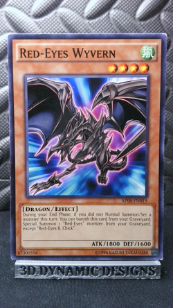 | Yugioh Red-Eyes Wyvern AP08-EN019 Common Astral Pack 8 NM 🔥 | - Image 1
