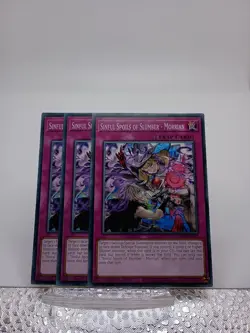 Yugioh! 3x Sinful Spoils of Slumber - Morrian LEDE-EN075 Common 1st Ed NM - Image 1