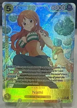 One Piece Card Game Nami SR Alt Art EB03-053 English NM Heroines Edition - Image 1