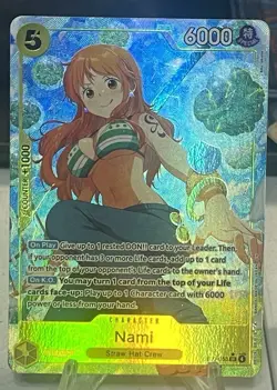 One Piece Card Game Nami SR Alt Art EB03-053 English NM Heroines Edition - Image 3