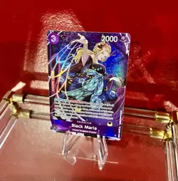 One Piece CCG Two Legends Black Maria Foil SR Parallel OP08-074 Alt Art NEW ENG - Image 1