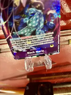 One Piece CCG Two Legends Black Maria Foil SR Parallel OP08-074 Alt Art NEW ENG - Image 4