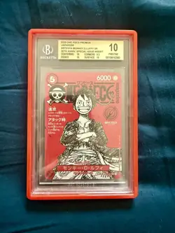 Monkey D. Luffy ONE PIECE ST21-014 Magazine Promo Beckett BGS 10 Pristine - Image 1