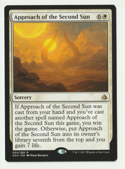 Approach of the Second Sun - Amonkhet 004/269 MTG New Condition Never Played - Image 1
