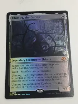 MTG Ulamog, the Defiler Near Mint Foil Modern Horizons 3 - Image 1