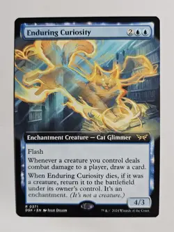 Enduring Curiosity Extended Art Duskmourn: House of Horror Regular NM 0371 - Image 1
