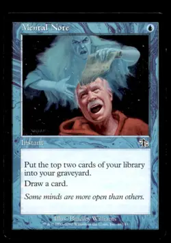 MTG Mental Note LP Light Play Judgment [75] - Image 1