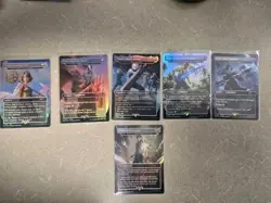 Final Fantasy X MTG Secret Lair Drop Weapons Rainbow Foil (Opened) NM+ English - Image 1
