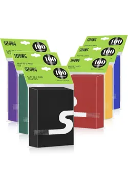 600 (100x 6 Colors) MTG Matte Card Sleeves For Trading Cards Magic Gathering - Image 5