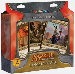 MAGIC THE GATHERING COMMANDER POLITICAL PUPPETS Brand New *Factory Sealed* - Image 1