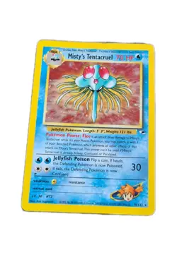 2000 POKEMON GYM HEROES 10/132 MISTY'S TENTACRUEL HOLO ENGLISH - Image 4