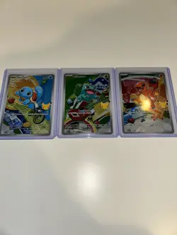 Pokemon First Partner Illustration MEP Collection Bulbasaur Charmander Squirtle - Image 1