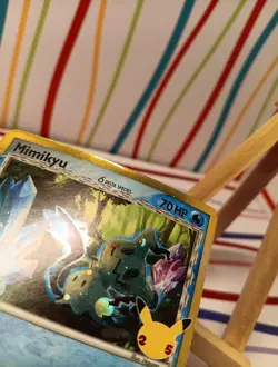 Pokemon Mimikyu TCG Holo Promo SWSH136 25th Celebrations - Image 2