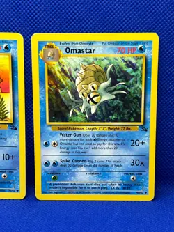 Pokemon Tcg Mysterious Fossil 62/62 Omanyte 52/62 Omastar 40/62 Fossil Non Holo - Image 4